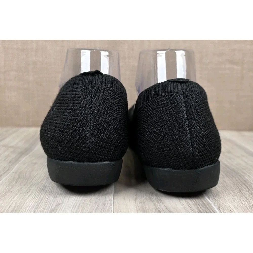 Vivaia Claire Walker Black Round Toe Knit Ballet Flats Womens EU 38.5 US 7.5